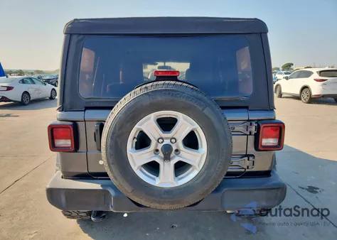 2019 Jeep Wrangler Unlimited Sport z USA, uszkodzony, nr VIN 1C4HJXDN9KW668880